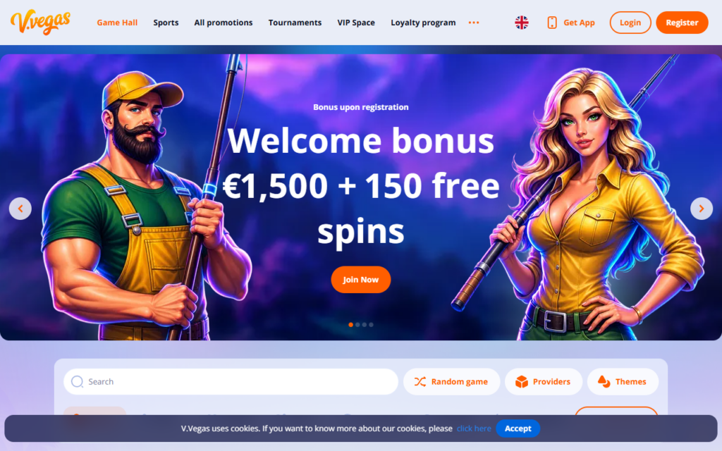V.Vegas (Vulkan Vegas) home page